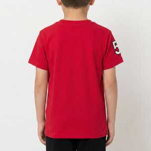 T-shirt maniche corte con stampa logo