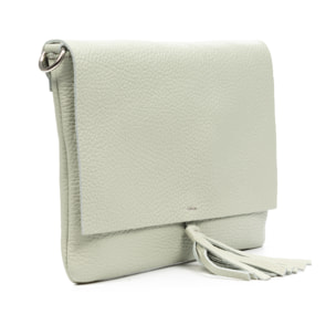 Andorno borsa a tracolla donna. Pelle autentica finitura Dollaro