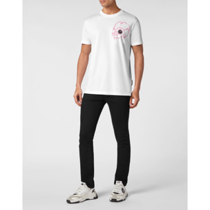 PHILIPP PLEIN T-Shirt Round Neck SKULL