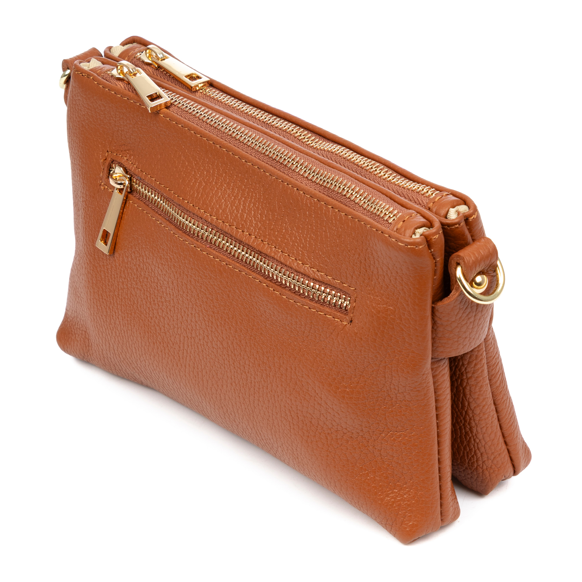 Barbania bolso bandolera mujer. Piel auténtica Dollaro.