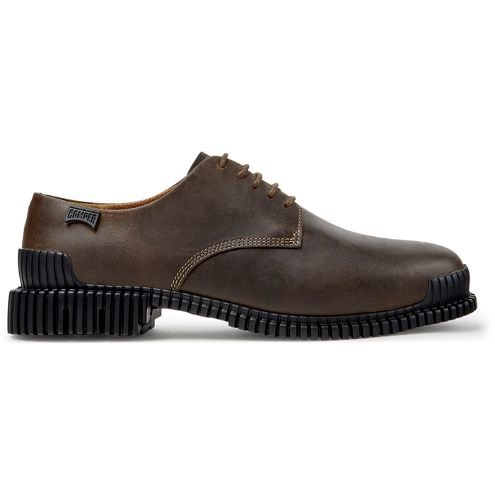 Zapatos de cordones - CAMPER Pix - Beige - Piel nobuk