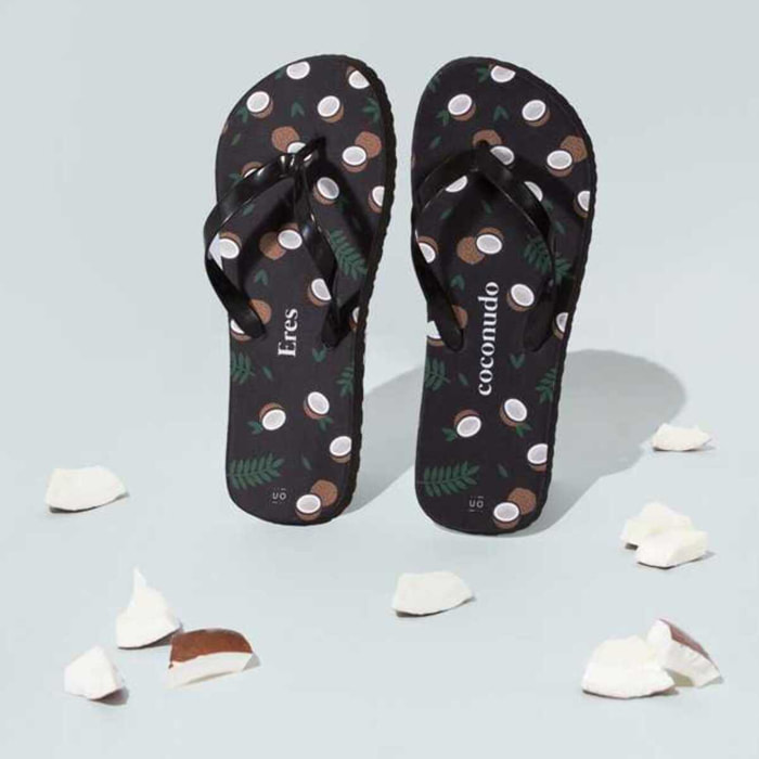 Chanclas "Eres coconudo"