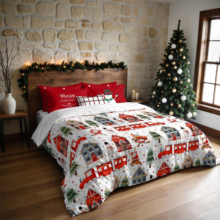 Housse de couette avec clics 100% coton Laponia 12
