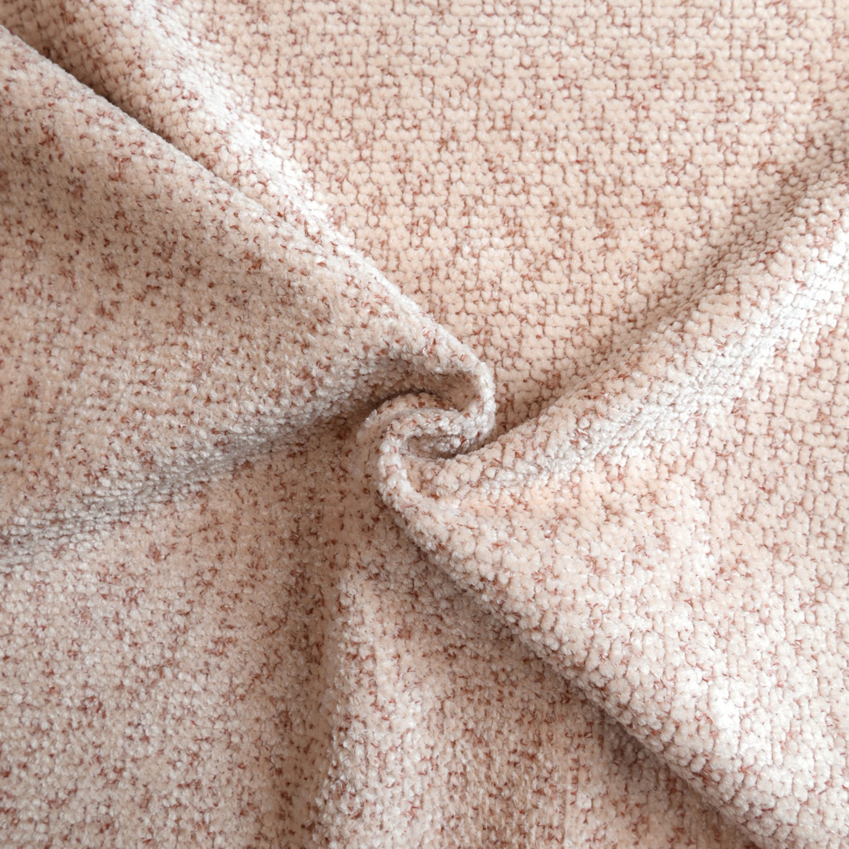 Rideau thermique et obscurcissant bouclette chinée - Rose