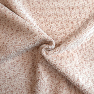 Rideau thermique et obscurcissant bouclette chinée - Rose