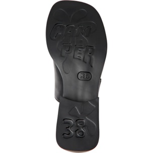 Sandalias - CAMPER Dana Twins - Negro - Cuero liso