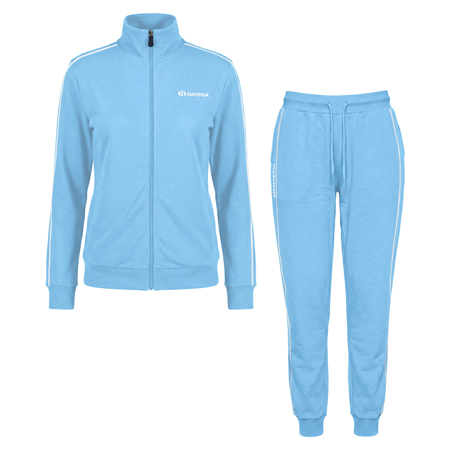 Tuta Donna SUPERGA Cotone Leggero Full Zip