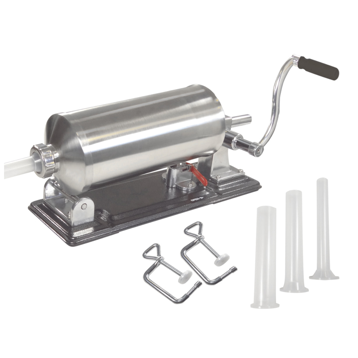 Poussoir à saucisses horizontal manuel 3,5L - 4 embouts