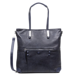 Bari Bolso Shopper Mujer. Tejido Piel Sintética PU