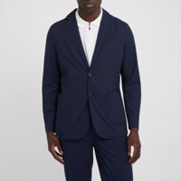Blazer - coupe classique - bleu marine