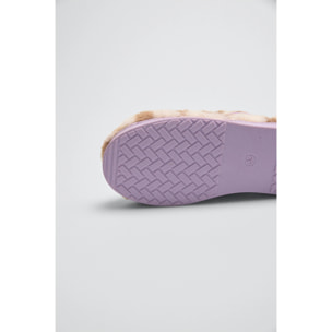 Pantofole per neonato a forma di giraffa con velcro