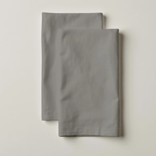 Lot de 2 torchons de cuisine 100% coton Harvard Antracita