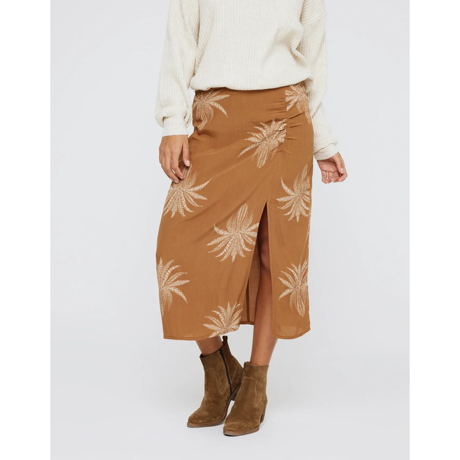 Falda Midi Estampada - Ninat