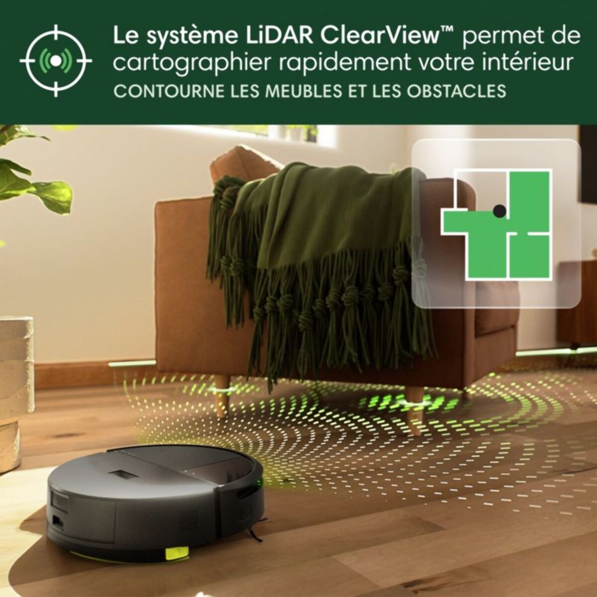 Robot Aspirateur Laveur IROBOT Roomba 205 Combo DustCompactor L121040
