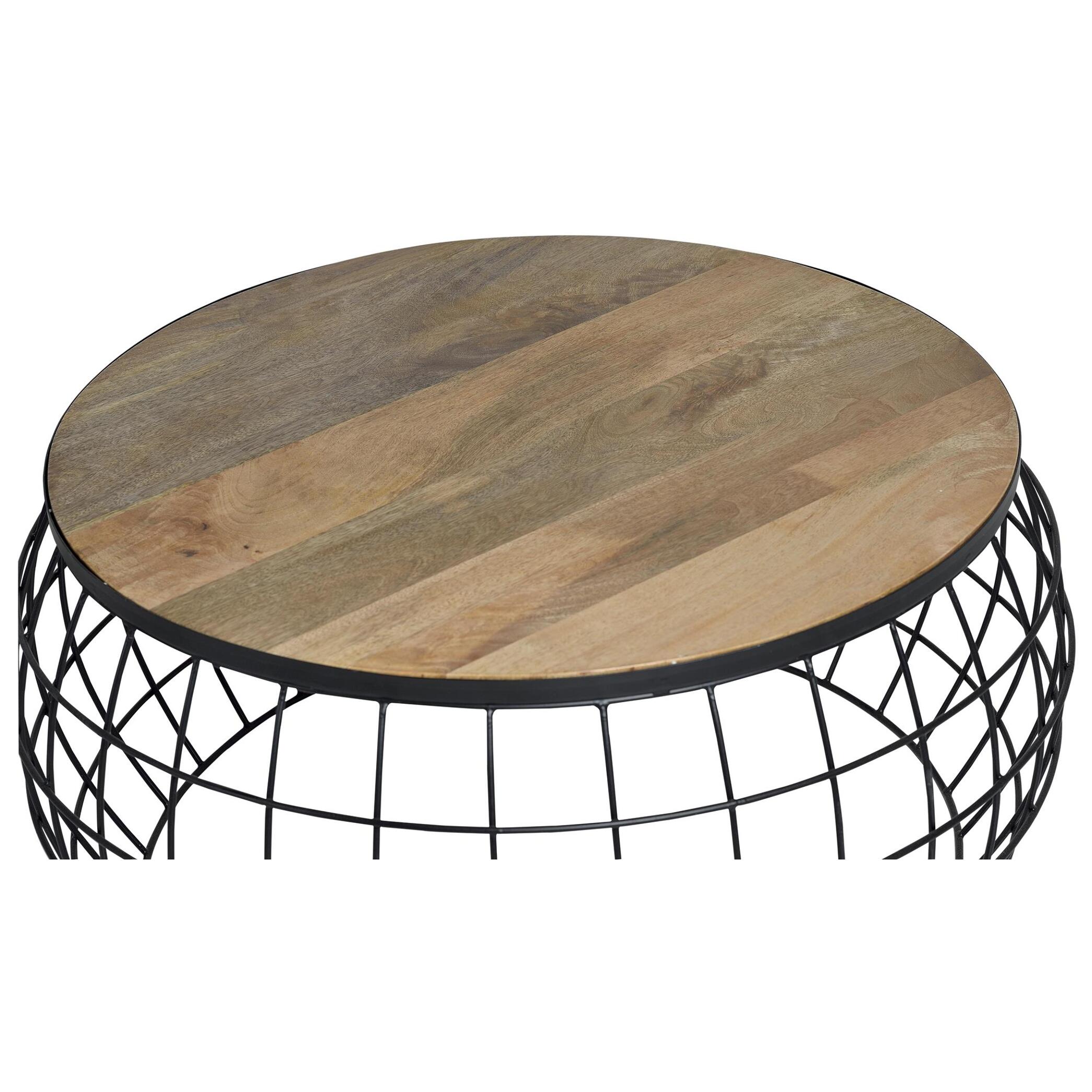 Set de 2 mesas nido - madera de mango