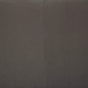 Canapé "Indra" - 3 places - velours - gris