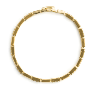 Pulsera Salbar acabado oro amarillo 18k