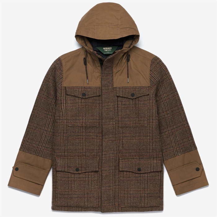 Giacche Sebago Uomo Donna Marrone ALLAGASH TWEED