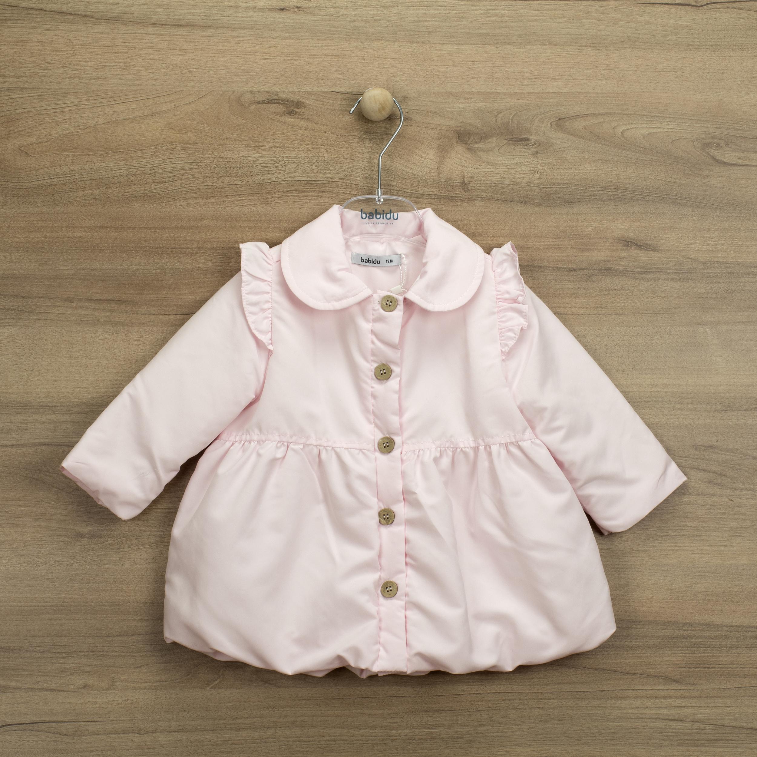 Chaqueta con capucha y cremallera Rosa