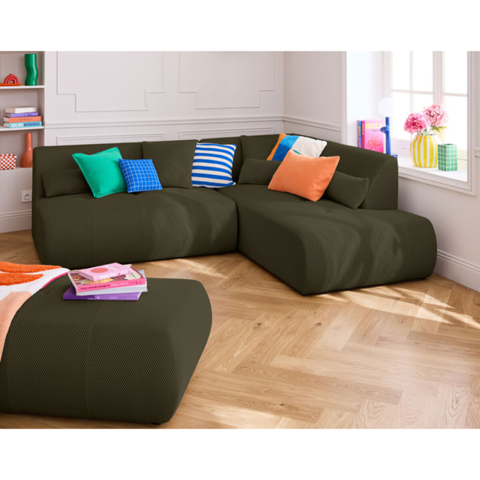 Onyx - pouf d'appoint - en tissu mailles 3D - Vert