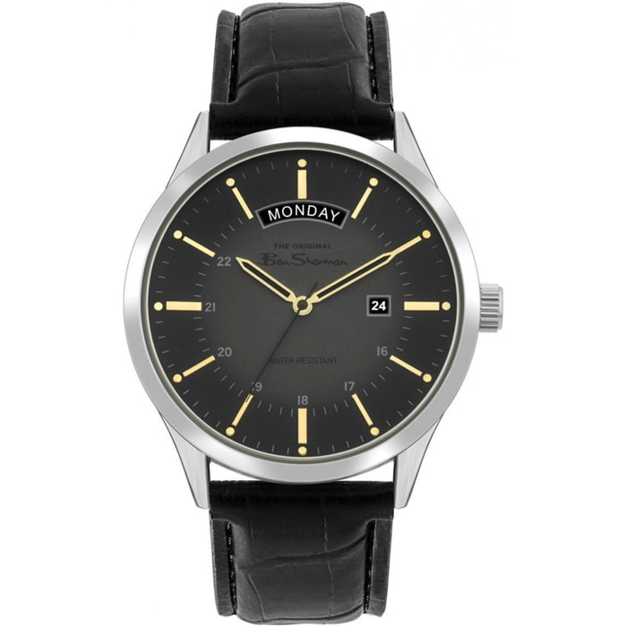 Reloj Ben Sherman BS022B Hombre Analogico Cuarzo con Correa de Cuero