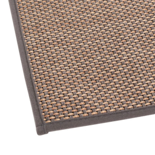 Tapis anti-dérapant tissu chiné 45x75cm