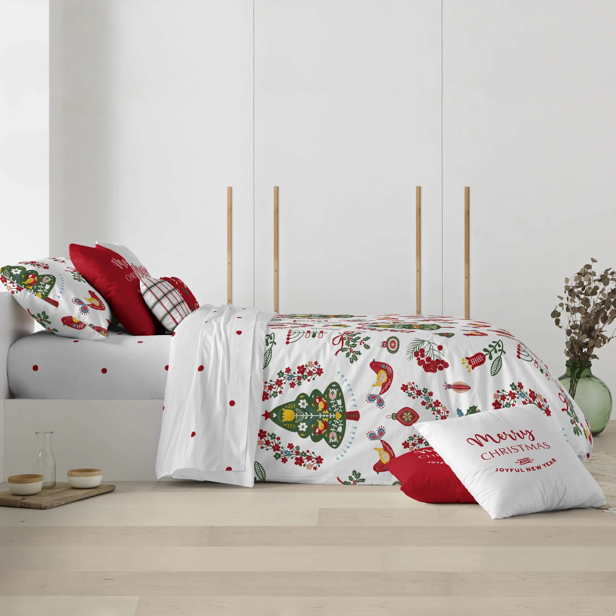 Housse de couette avec clics 100% coton Laponia 8