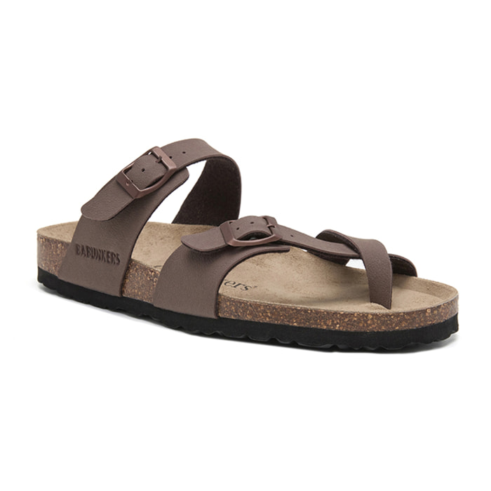 SANDALIA BABUNKERS MARRON
