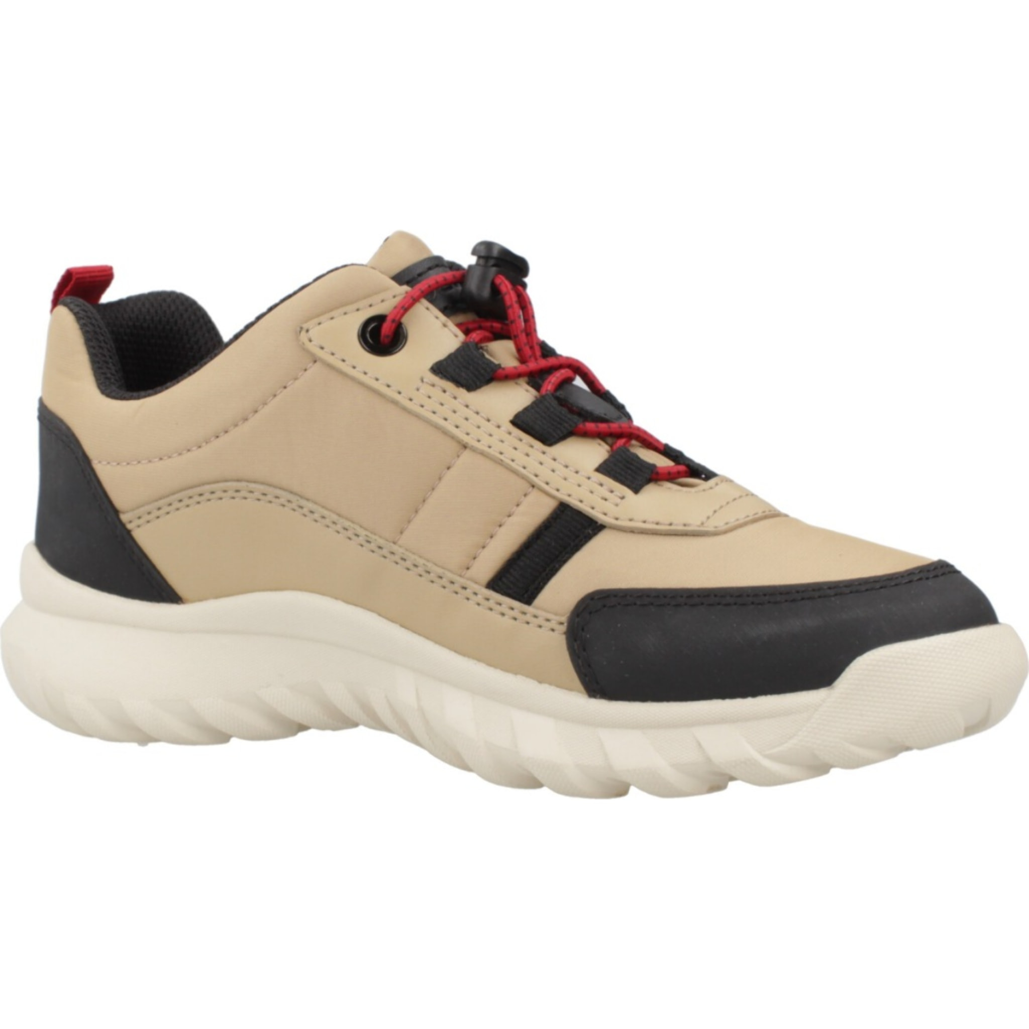 Zapatillas Niño de la marca GEOX  modelo J SIMBYOS BOY B ABX MARRON CLARO