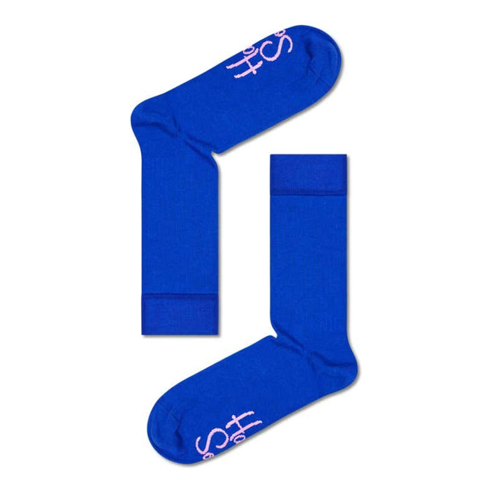 Calcetines solid logo rib crew