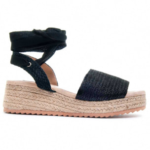 Sandalias de Plataforma - Negro - Altura: 5 cm