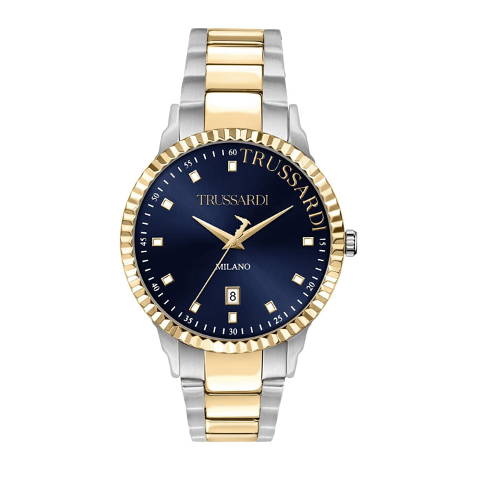 Reloj Trussardi R2453141001 Hombre Analogico Cuarzo con Correa de Acero inoxidable