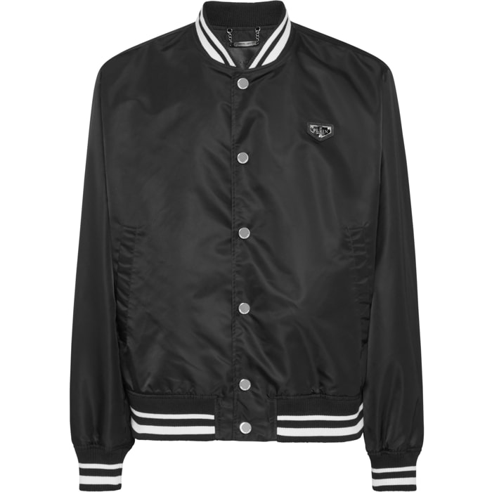 PHILIPP PLEIN Nylon Baseball Jacket