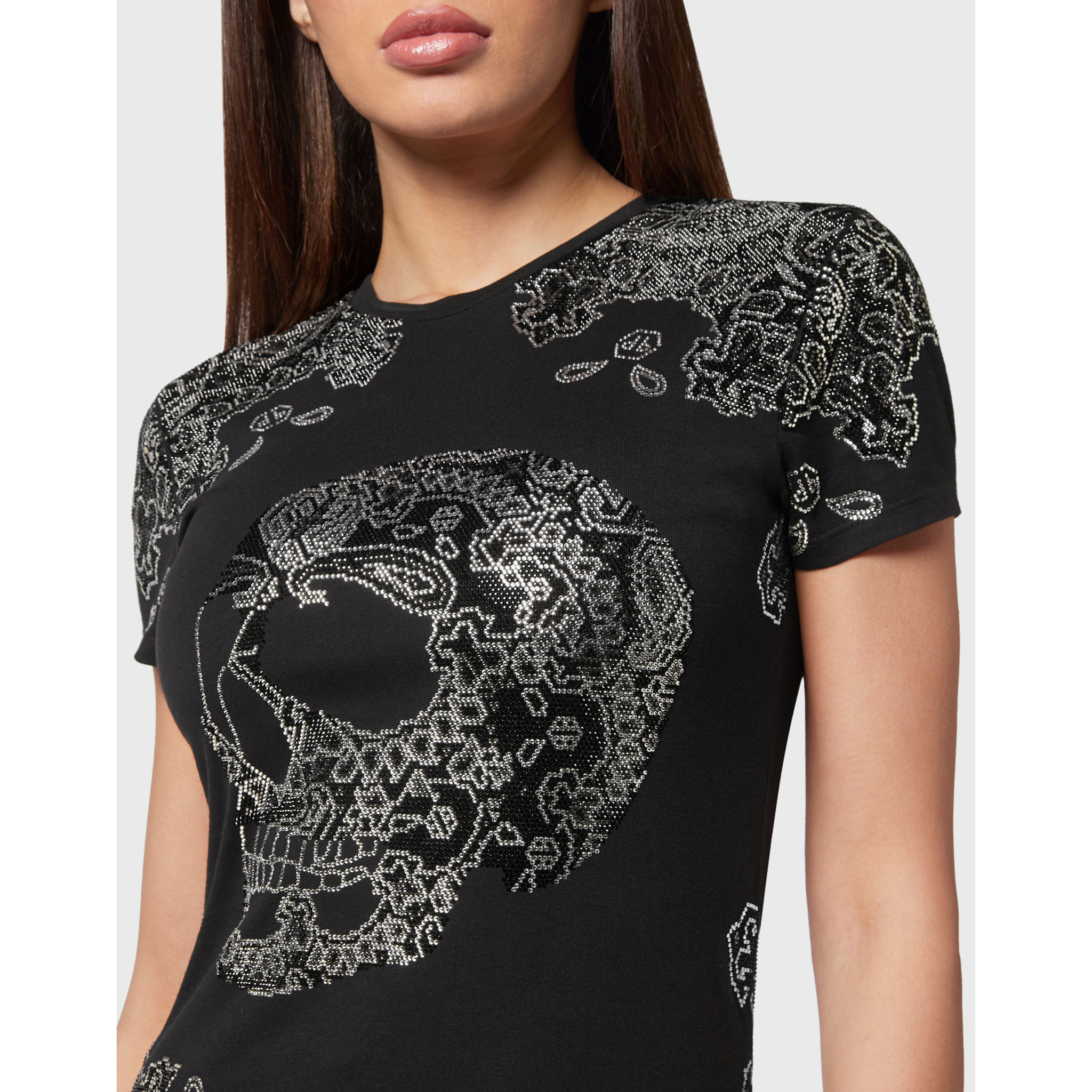 PHILIPP PLEIN T-Shirt Round Neck PAISLEY