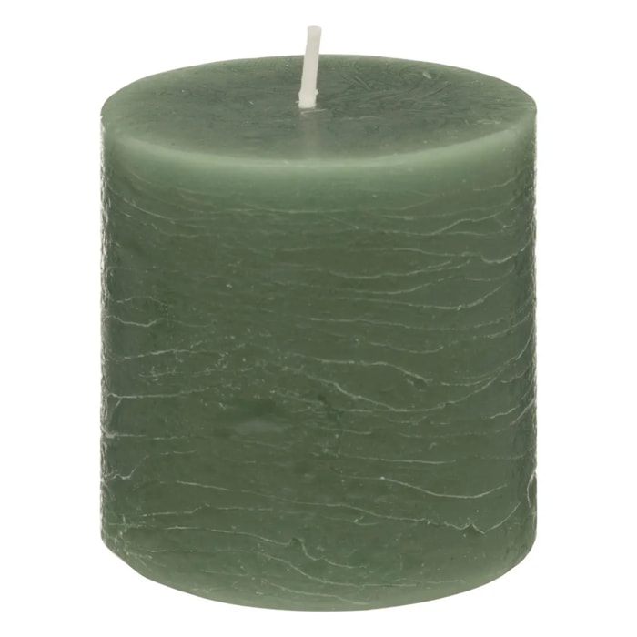 Bougie rustique - vert eucalyptus - 220g