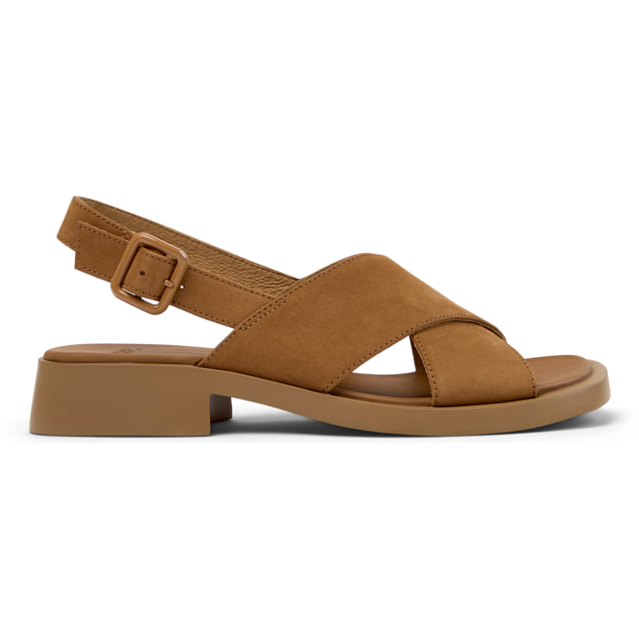 Sandalias - CAMPER Dana - Marron - Cuero nobuk