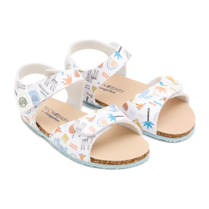 Sandalias Abiertas de Niña Multicolor