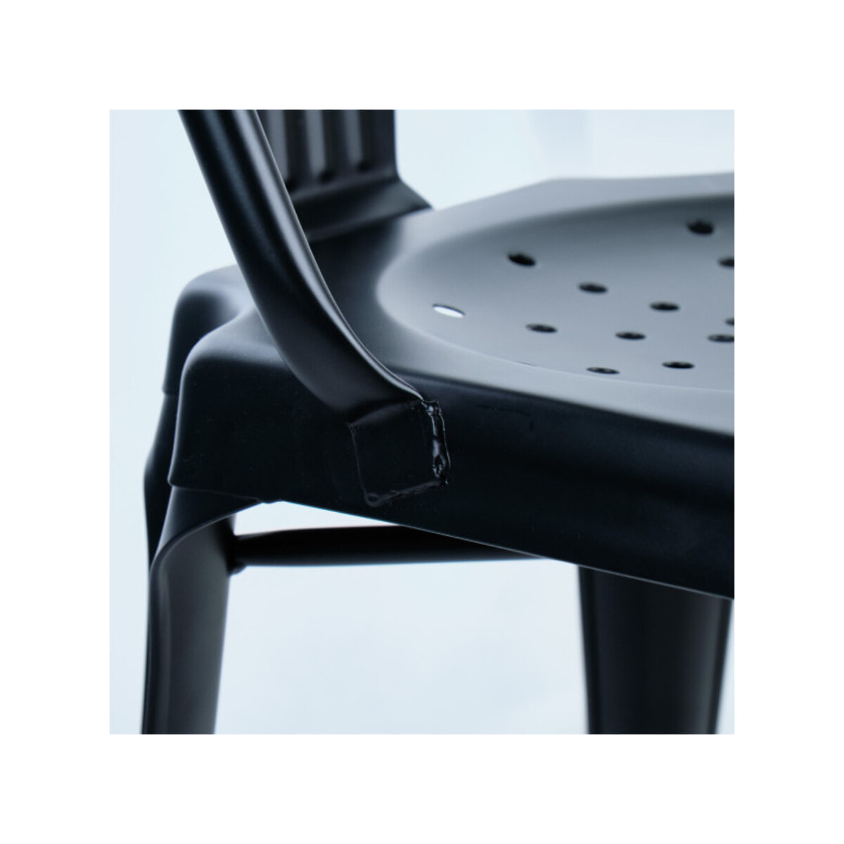 Chaise vintage en métal style industriel - STEAL