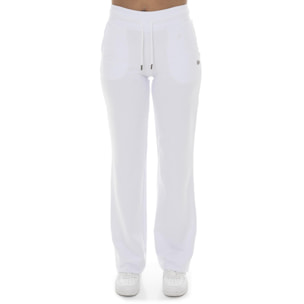 Pantalón palazzo de mujer sin forro polar Leone Basic