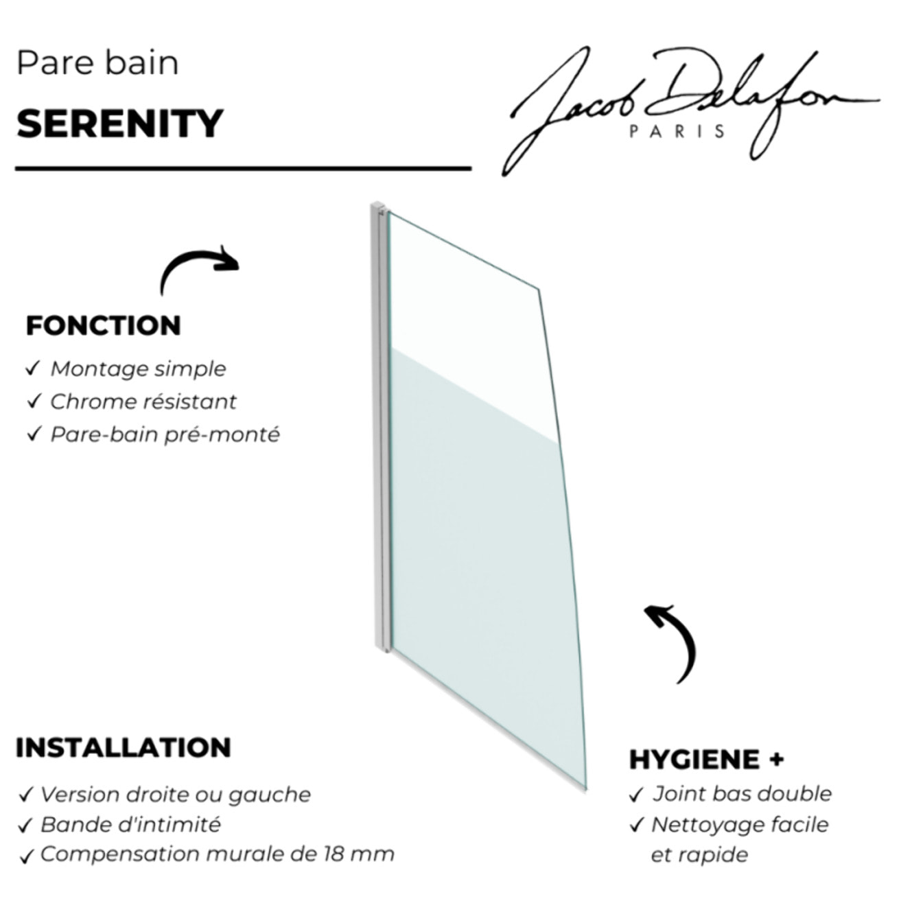 Pare bain Serenity version gauche