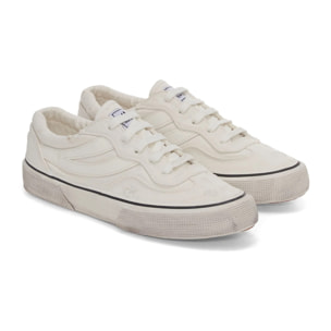 Sneakers Superga Uomo Donna Bianco 2941 REVOLLEY STONE WASHED