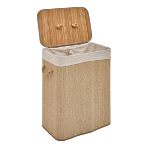 Panier à linge Stemy 100L marron
