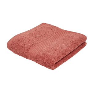 Serviette de bain uni ESSENTIAL rouge