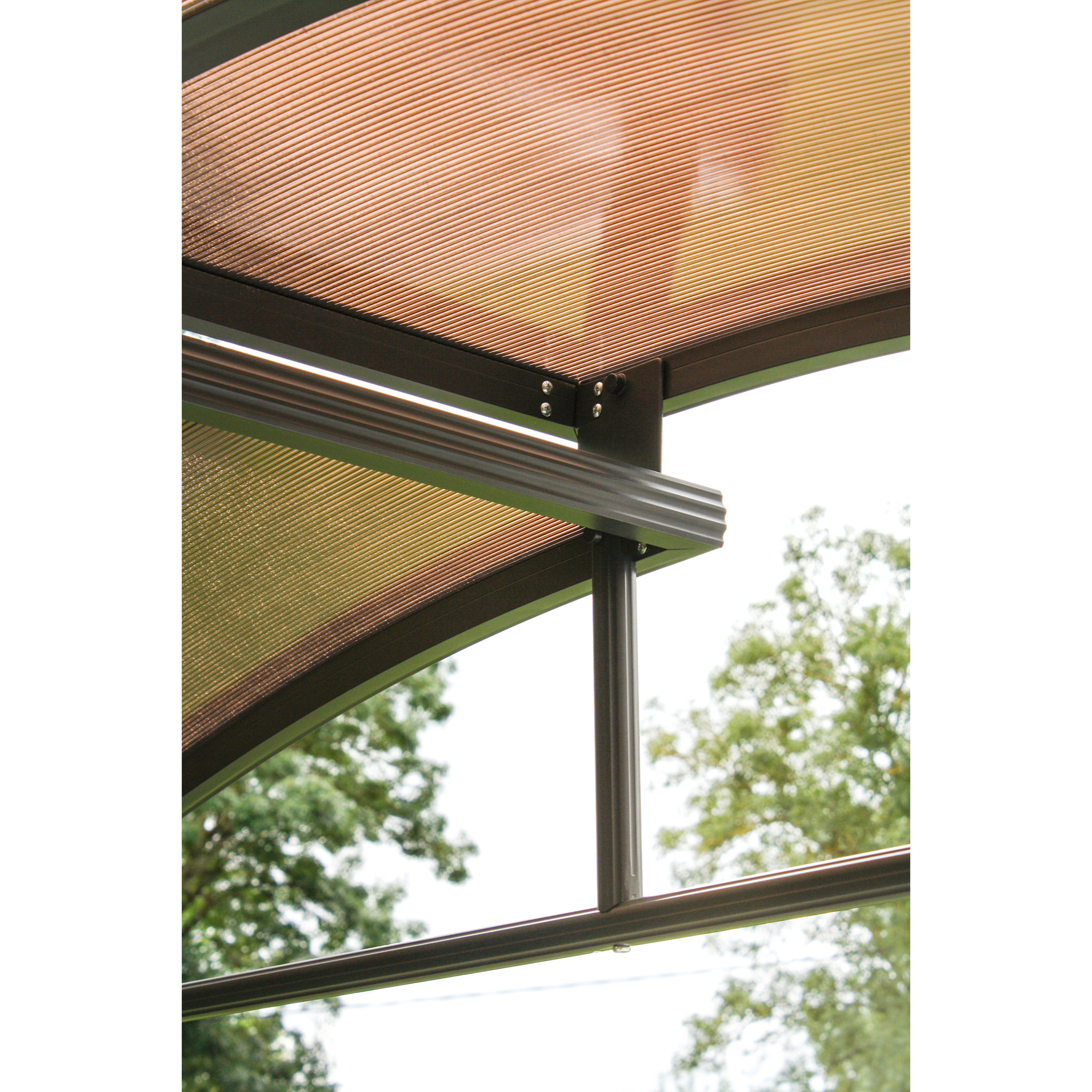 ABRI-BARBECUE - Abri de jardin en aluminium et polycarbonate