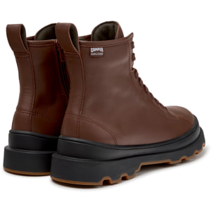 Botines - CAMPER Brutus+ - Marron - Piel lisa