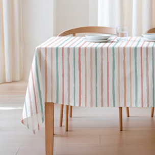 Nappe imprimée anti-tâches SELMA MULTICOLORE