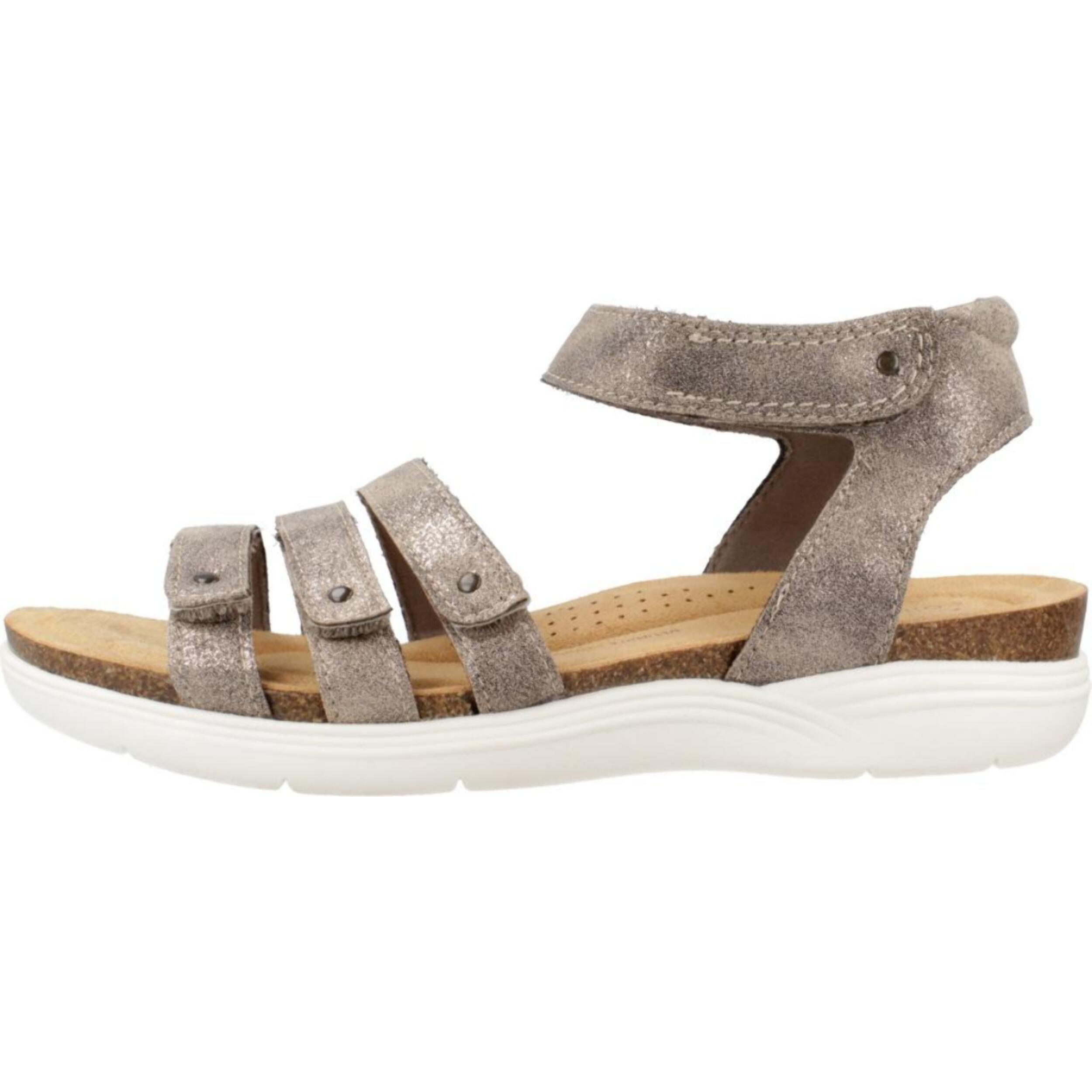 Sandalias Mujer de la marca CLARKS  modelo APRIL DOVE Silver