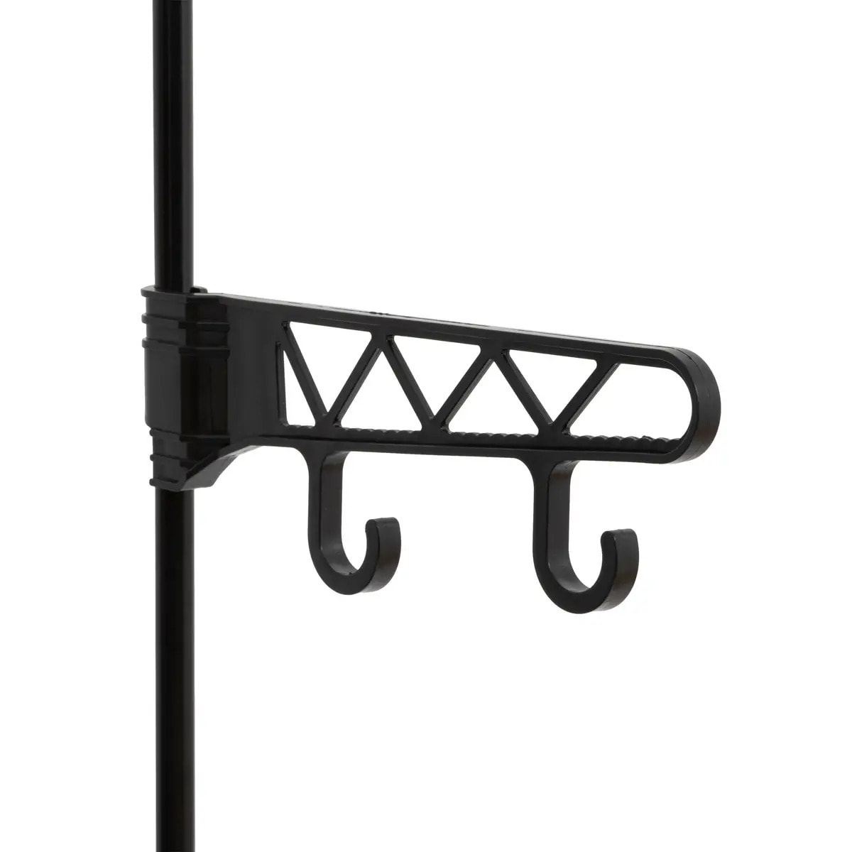 Portant à vêtements "Intissa" 4 niveaux en métal noir H160cm