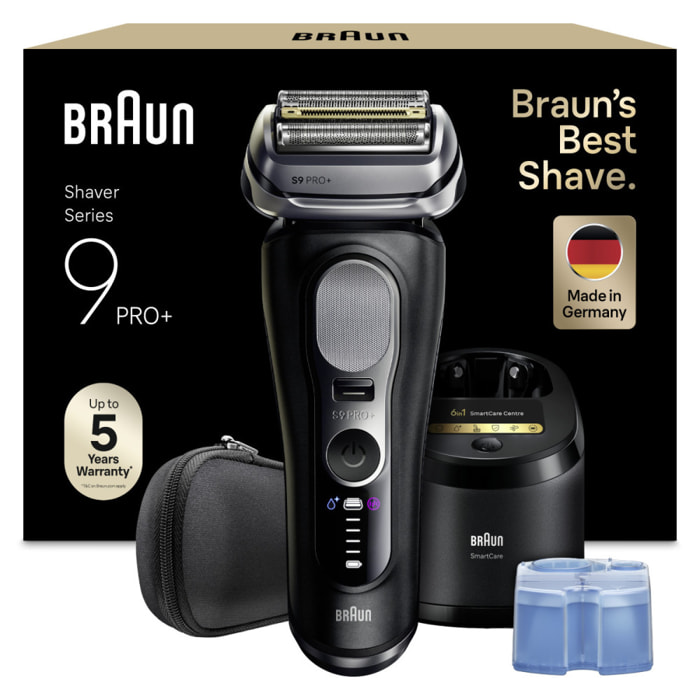 Braun Series 9 PRO+, Rasoir Électrique, Pro SensoAdapt, Station SmartCare, 9660CC