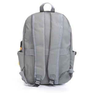 Mochila multi compartimento, porta Laptop 13''. Capa impermeable. Adaptable a Trolley. Toma USB externa. Repelente al agua.